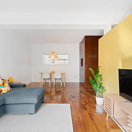 Lemon Beach-bright 3min To & Metro Apartamento Matosinhos (Porto)