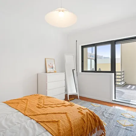 Διαμέρισμα Lemon Beach-bright 3min To & Metro Matosinhos (Porto)